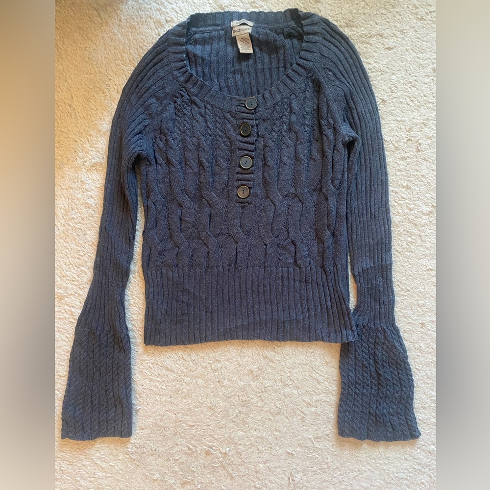 Cable knit sweater